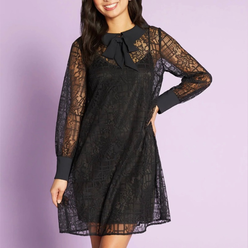ModCloth Lace Mini Dress, Size L